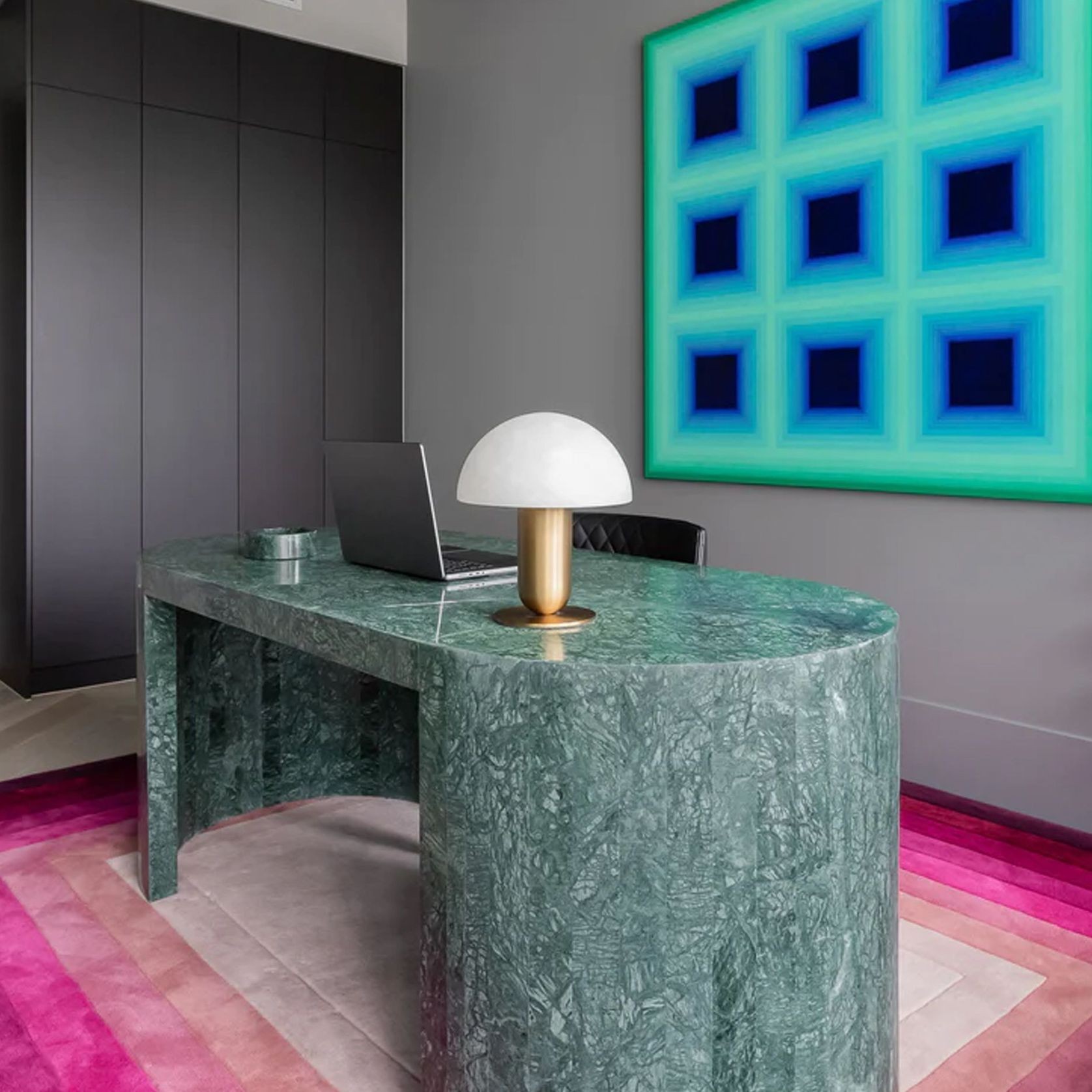 Zen Oblong Stone Office Desk gallery detail image