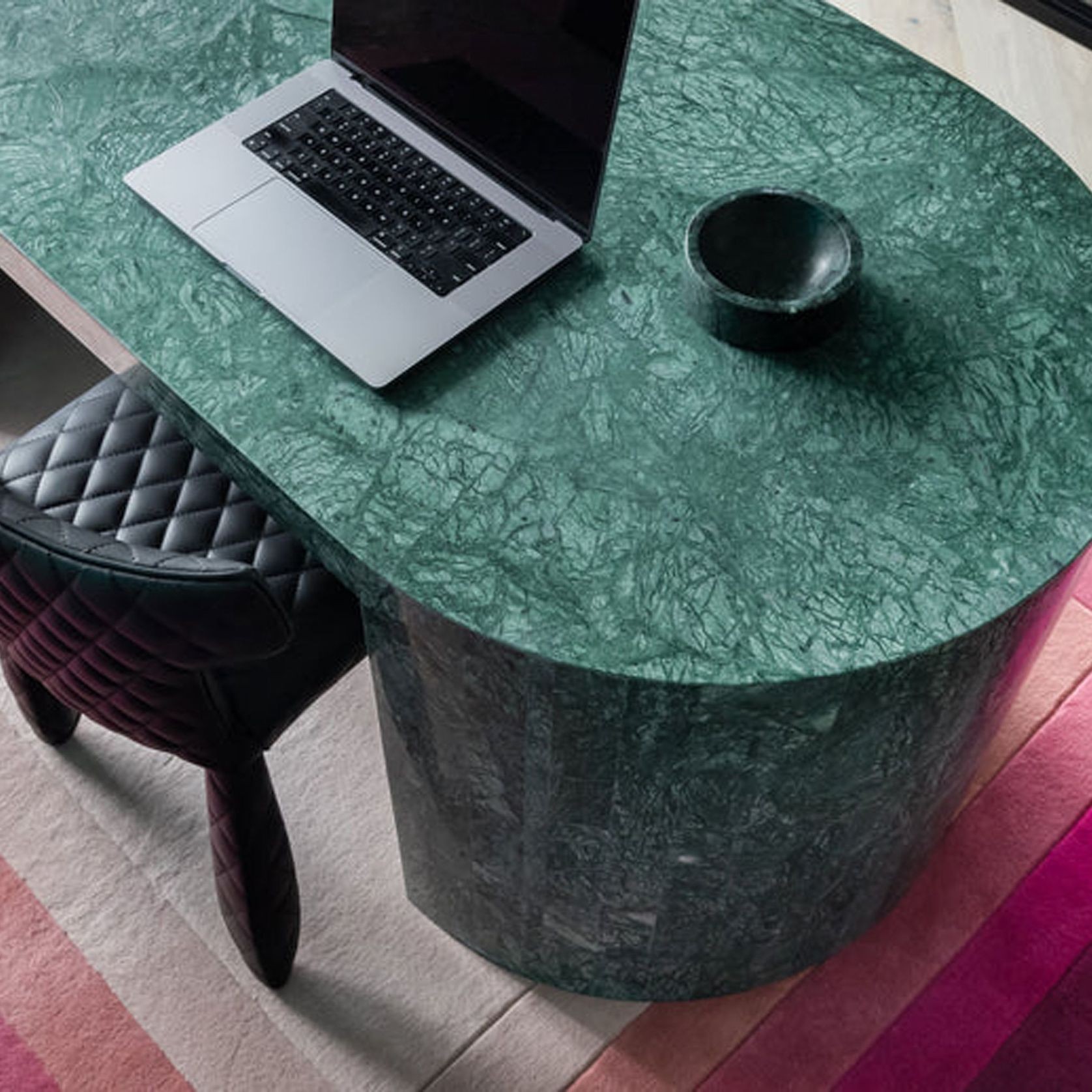 Zen Oblong Stone Office Desk gallery detail image
