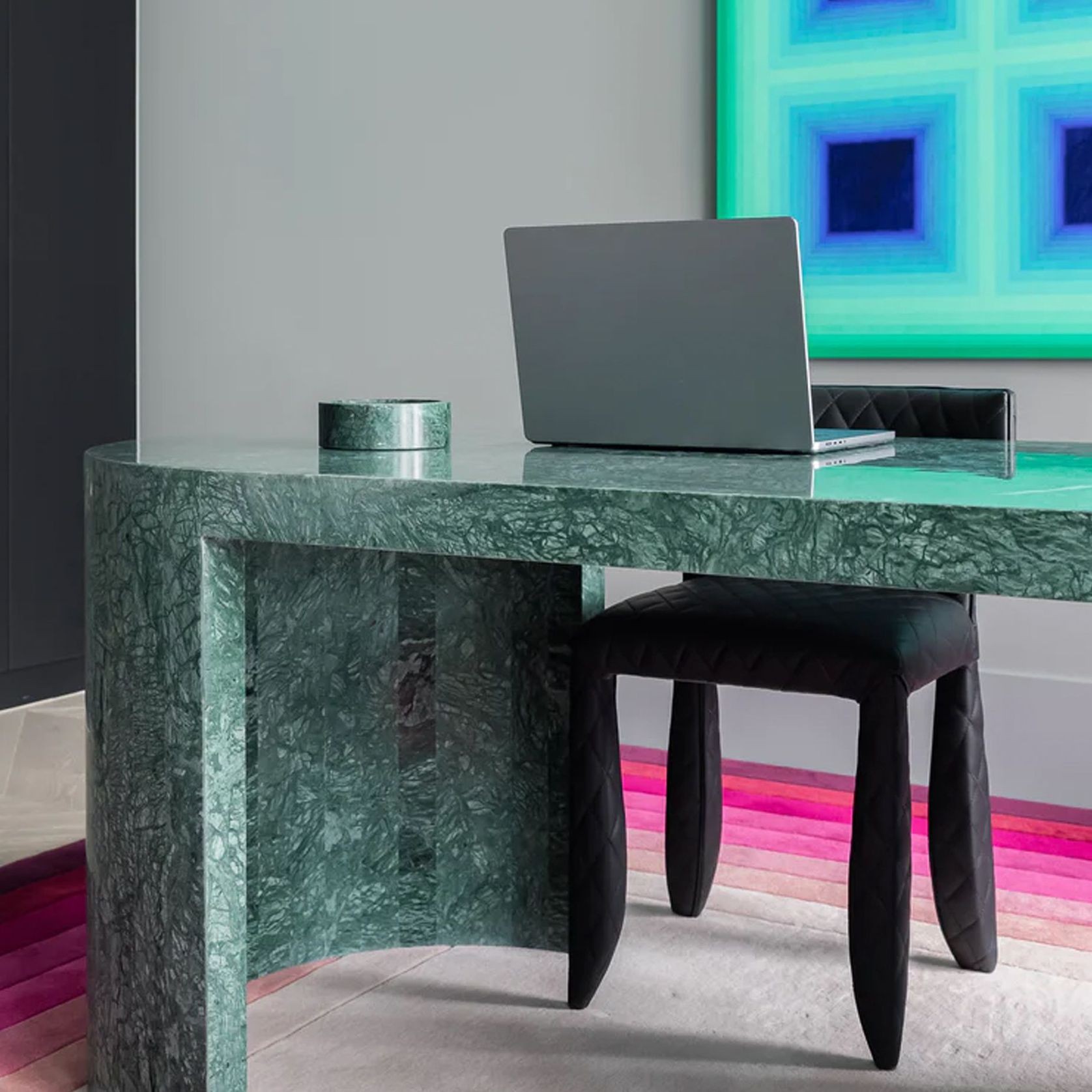 Zen Oblong Stone Office Desk gallery detail image