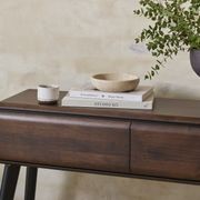Casa Hardwood Desk/Console Table | Arabica Walnut gallery detail image