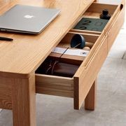 Humbie Solid Oak Small Study Desk gallery detail image