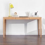 Seattle Natural Solid Oak Writing Desk gallery detail image