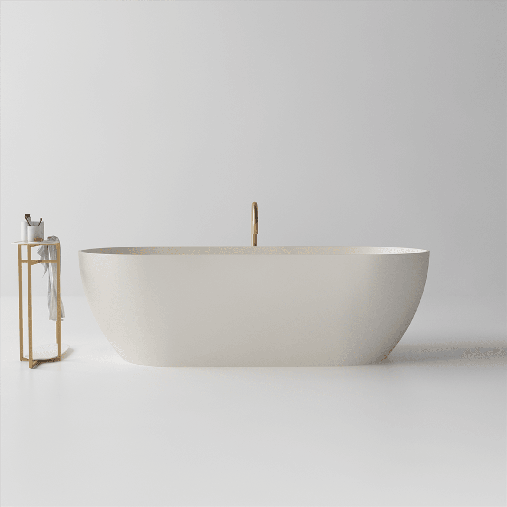 Justina Classic Outdoor Bath 1650mm Extra Wide ST12 gallery detail image
