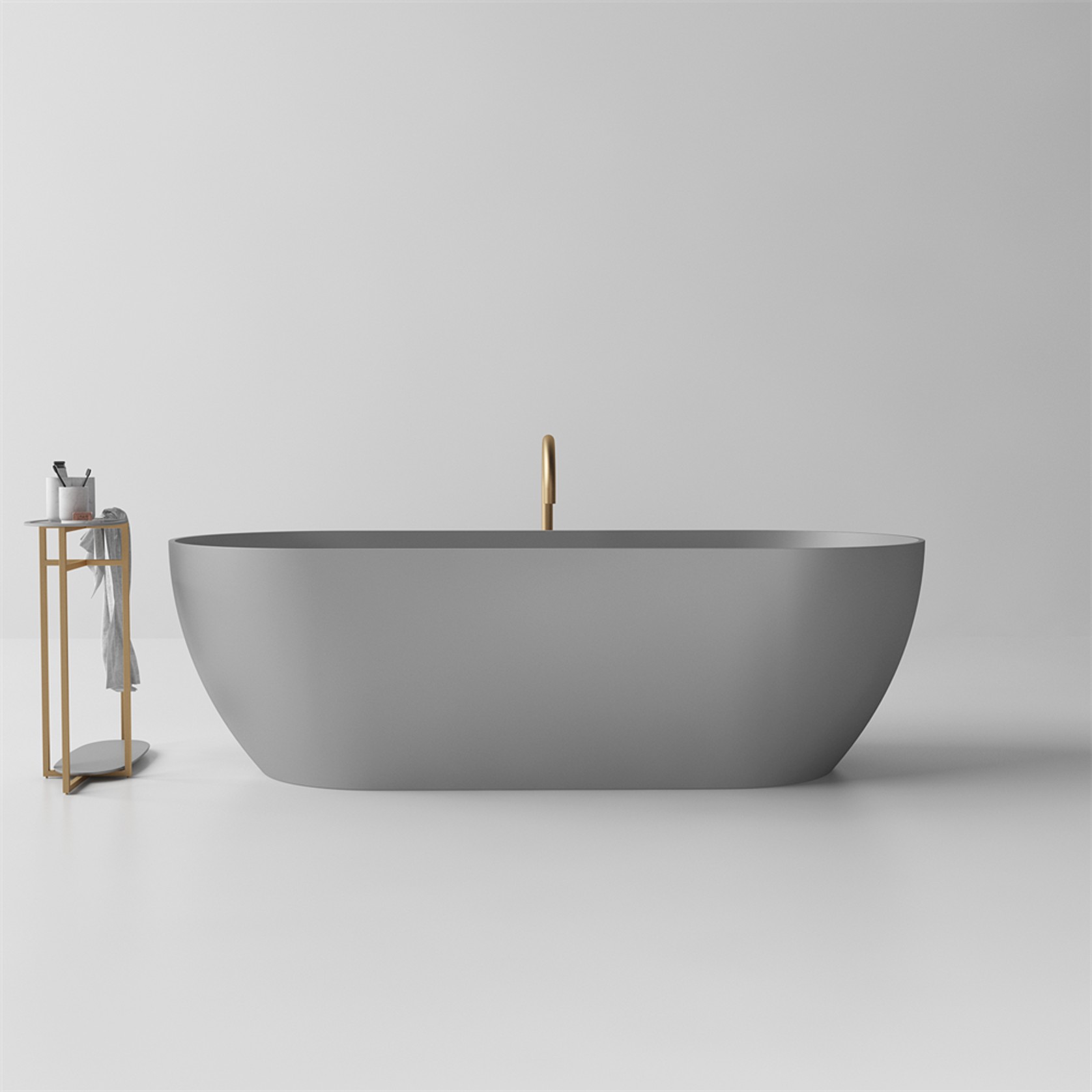 Justina Classic Outdoor Bath 1650mm Extra Wide ST12 gallery detail image