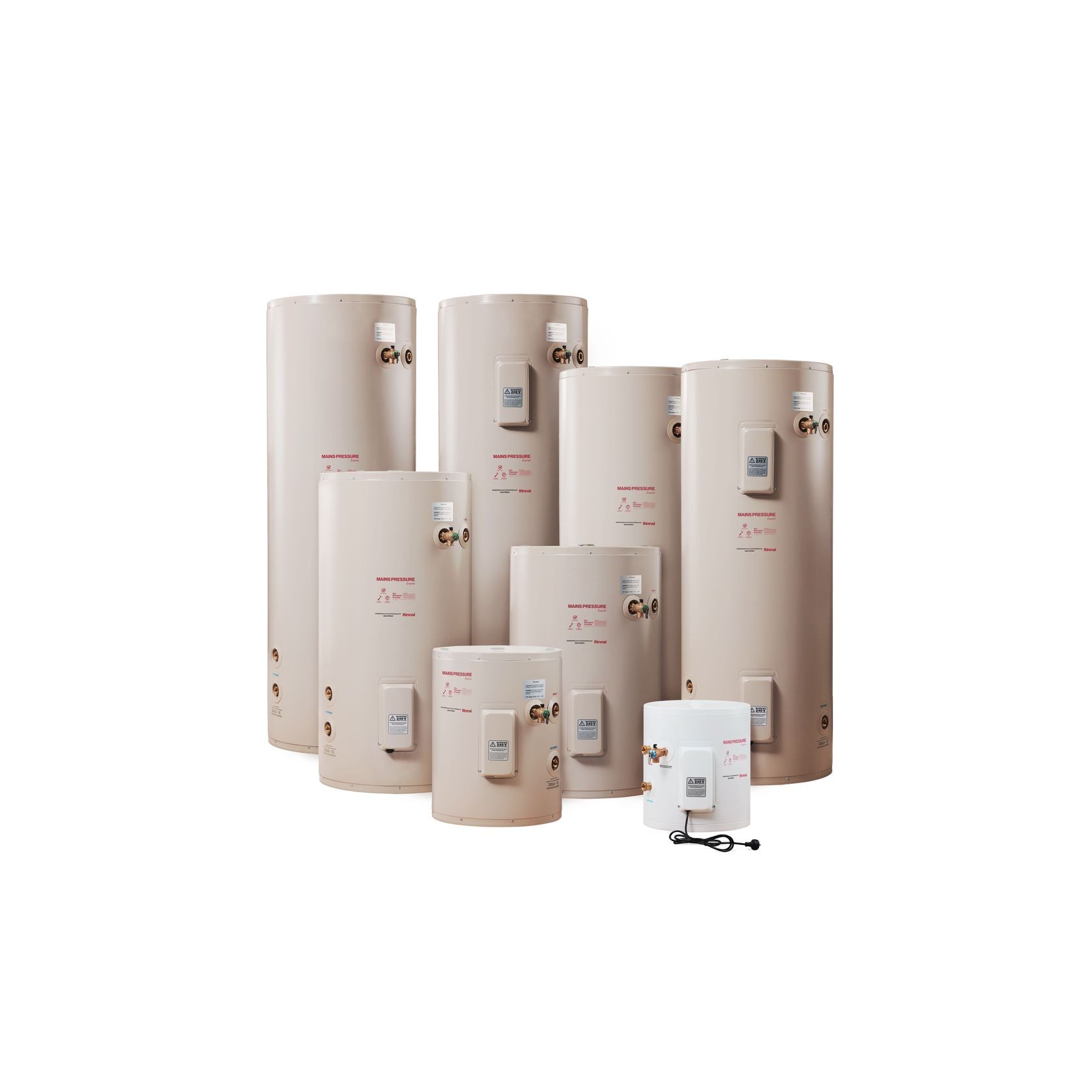 Rinnai Enamel Mains Pressure Indoor/Outdoor Cylinders gallery detail image