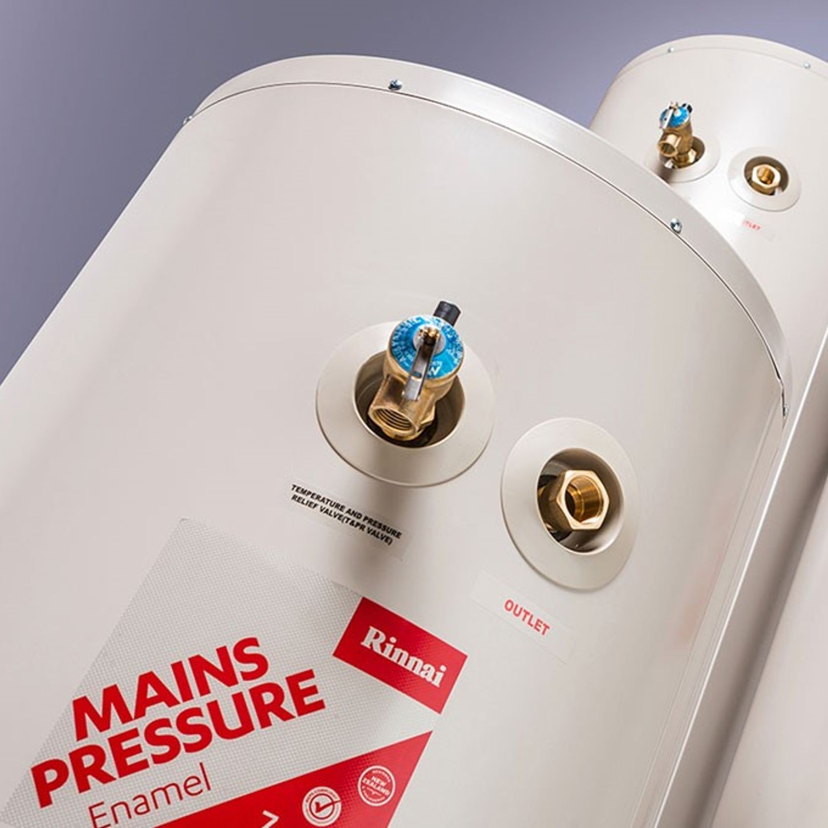 Rinnai Enamel Mains Pressure Indoor/Outdoor Cylinders gallery detail image