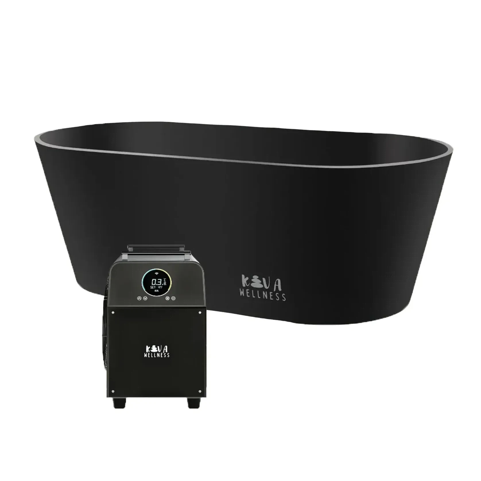 Käldr Ice Bath with WiFi-Controlled Chiller Matte Black gallery detail image