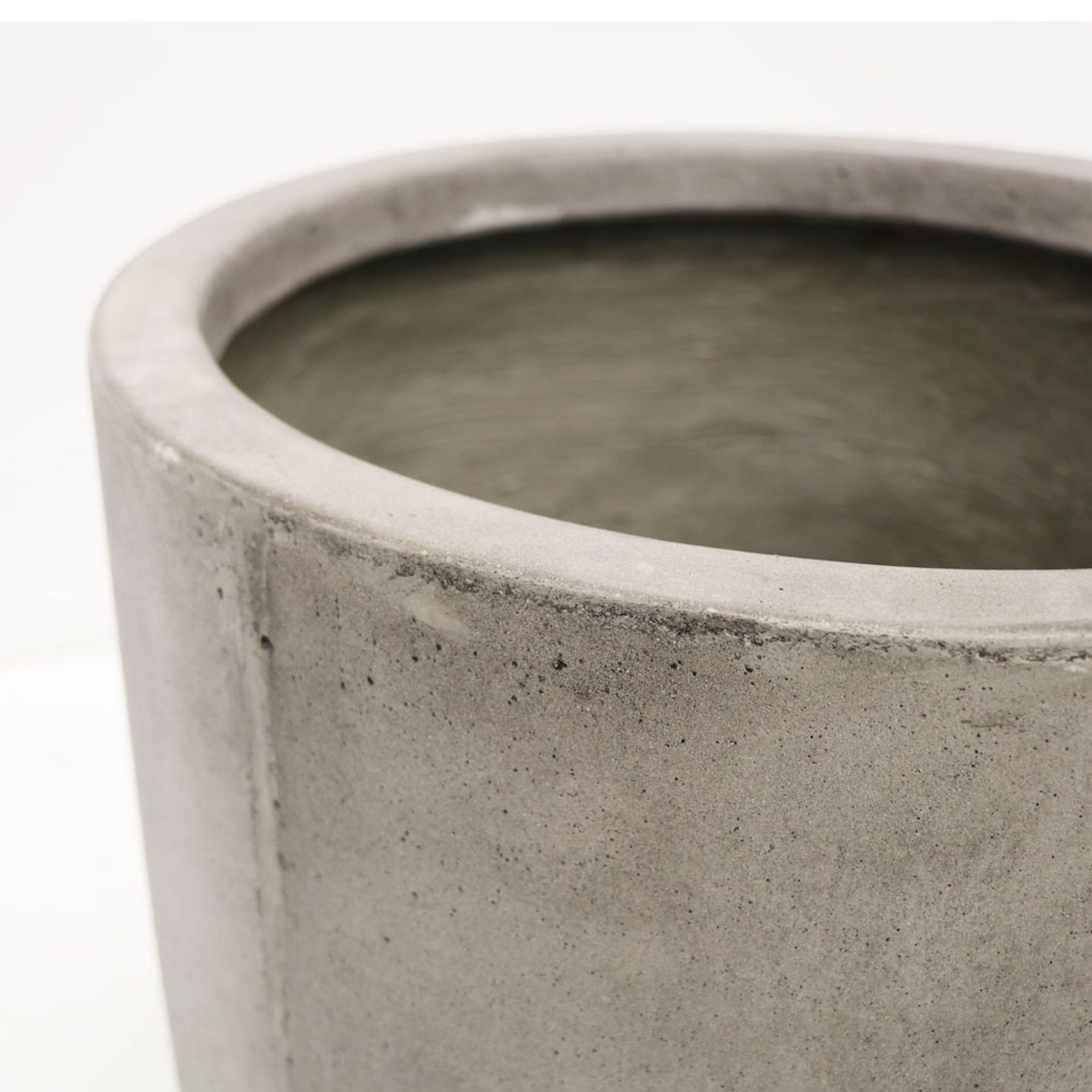 Mohaka Weathered Cement Concrete Planter - Large gallery detail image