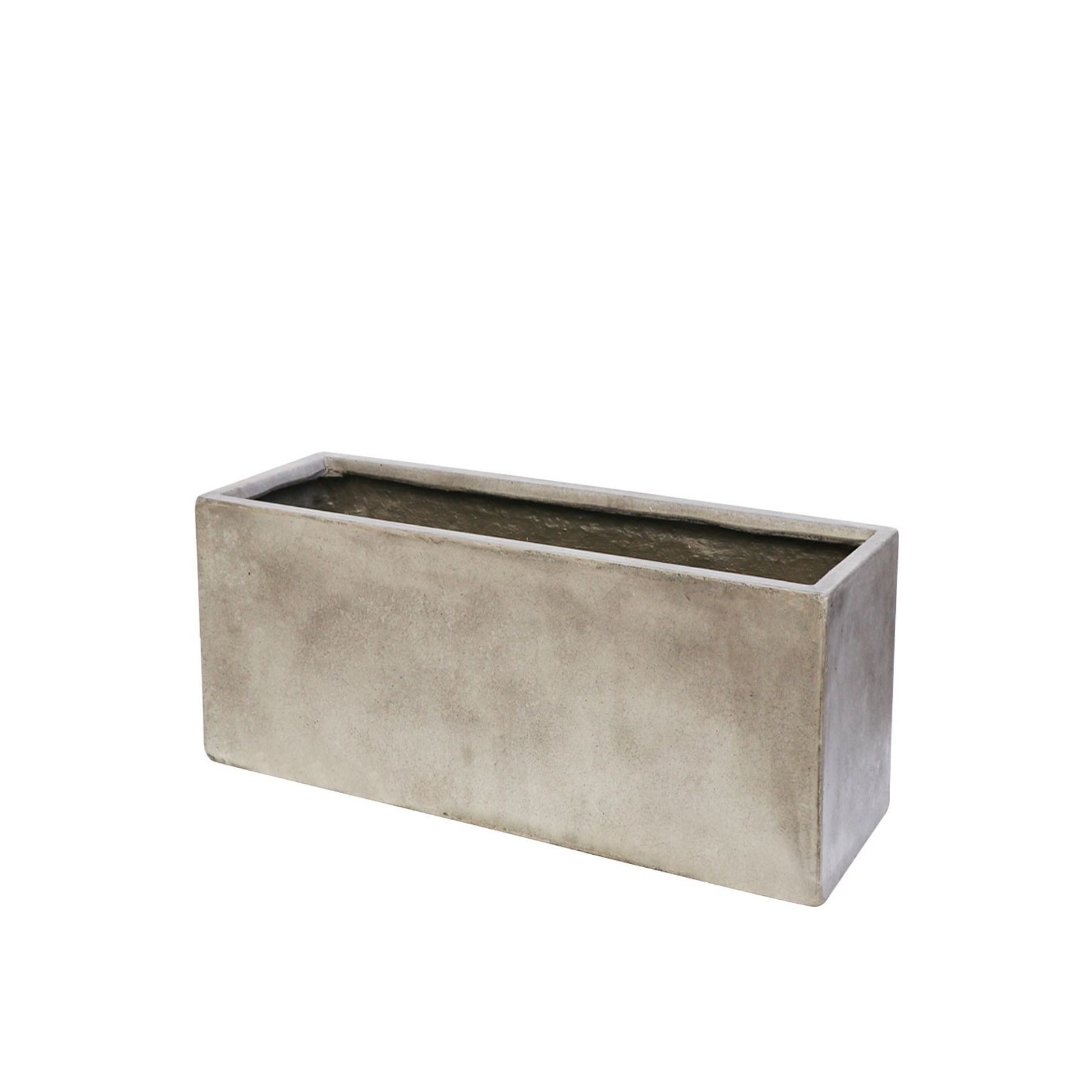 Waihou Weathered Cement Concrete Planter - Large gallery detail image