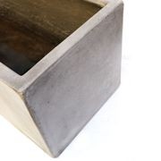 Waihou Weathered Cement Concrete Planter - Large gallery detail image
