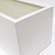 Waihou White Concrete Planter - Large gallery detail image