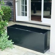 Black Powdercoated Trough 1200 Planter gallery detail image