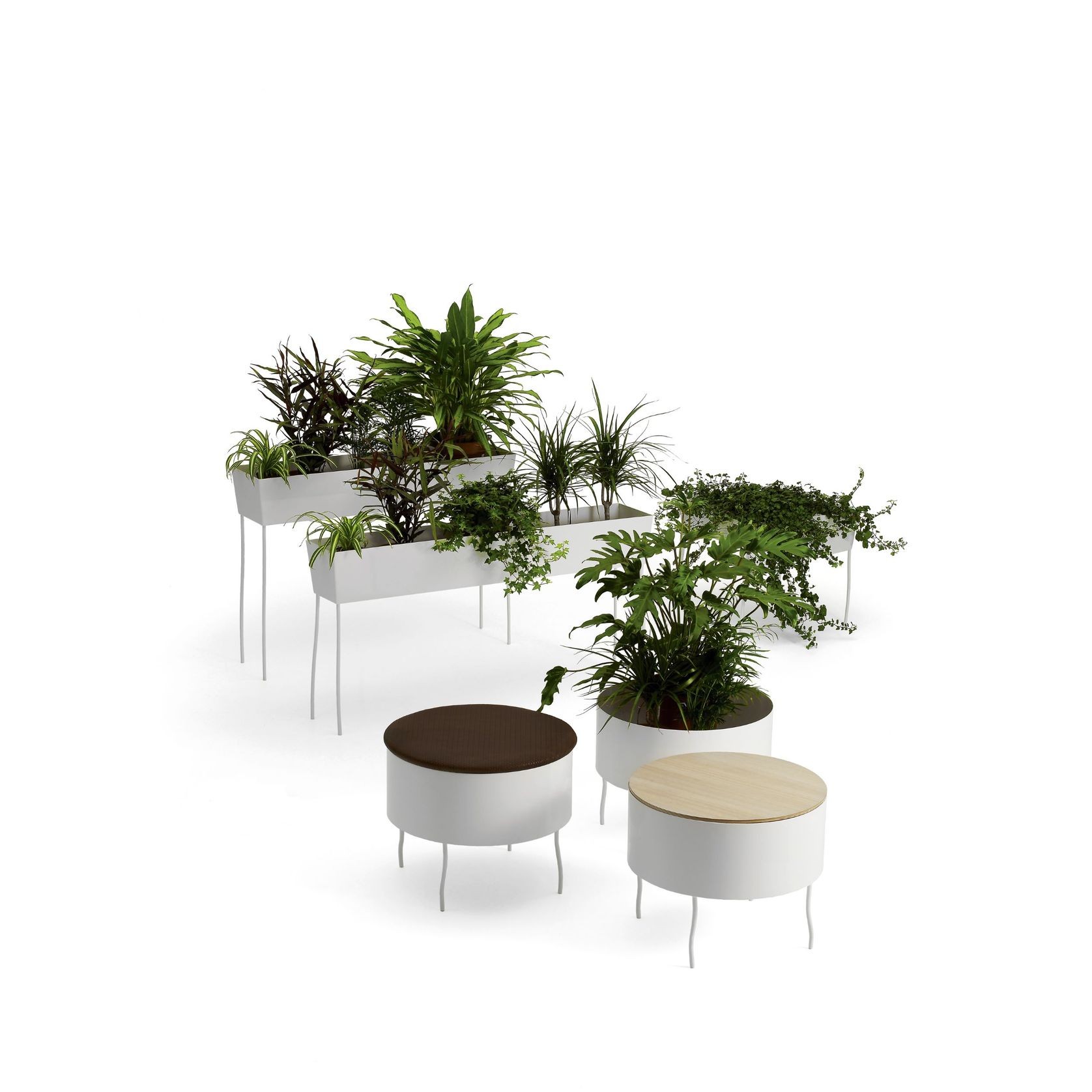Green Pedestals Pot by Front gallery detail image