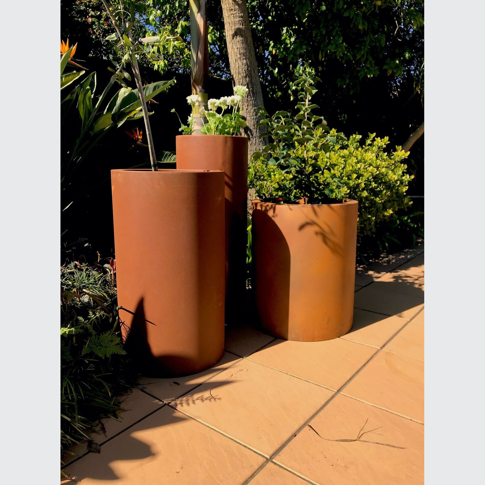 Round Corten Planter gallery detail image
