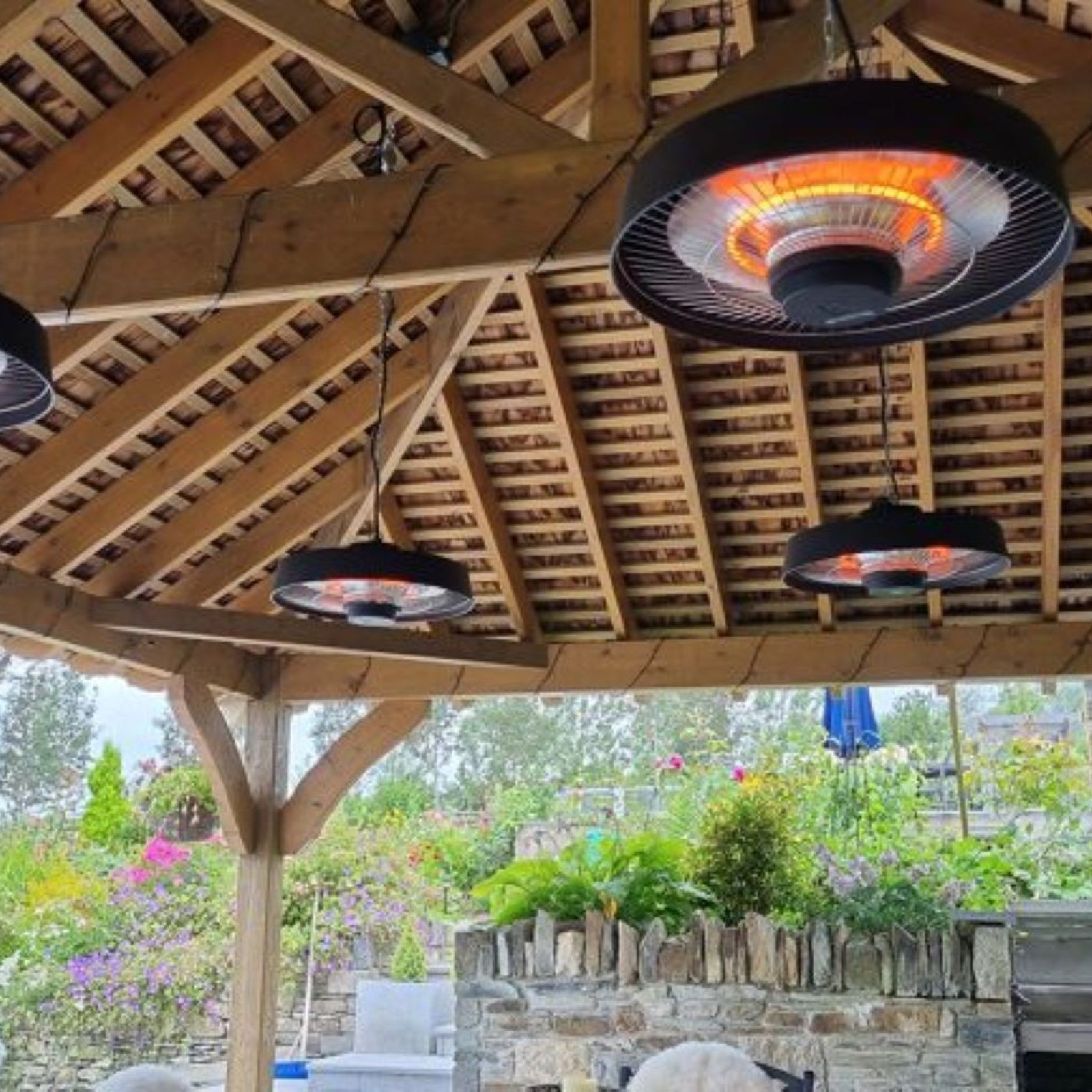 Hawaii 2000 Watt Hanging Patio Heater gallery detail image