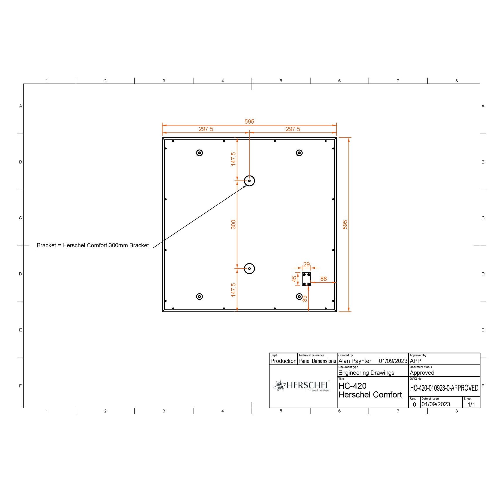 Comfort – White Infrared Heating Panel gallery detail image