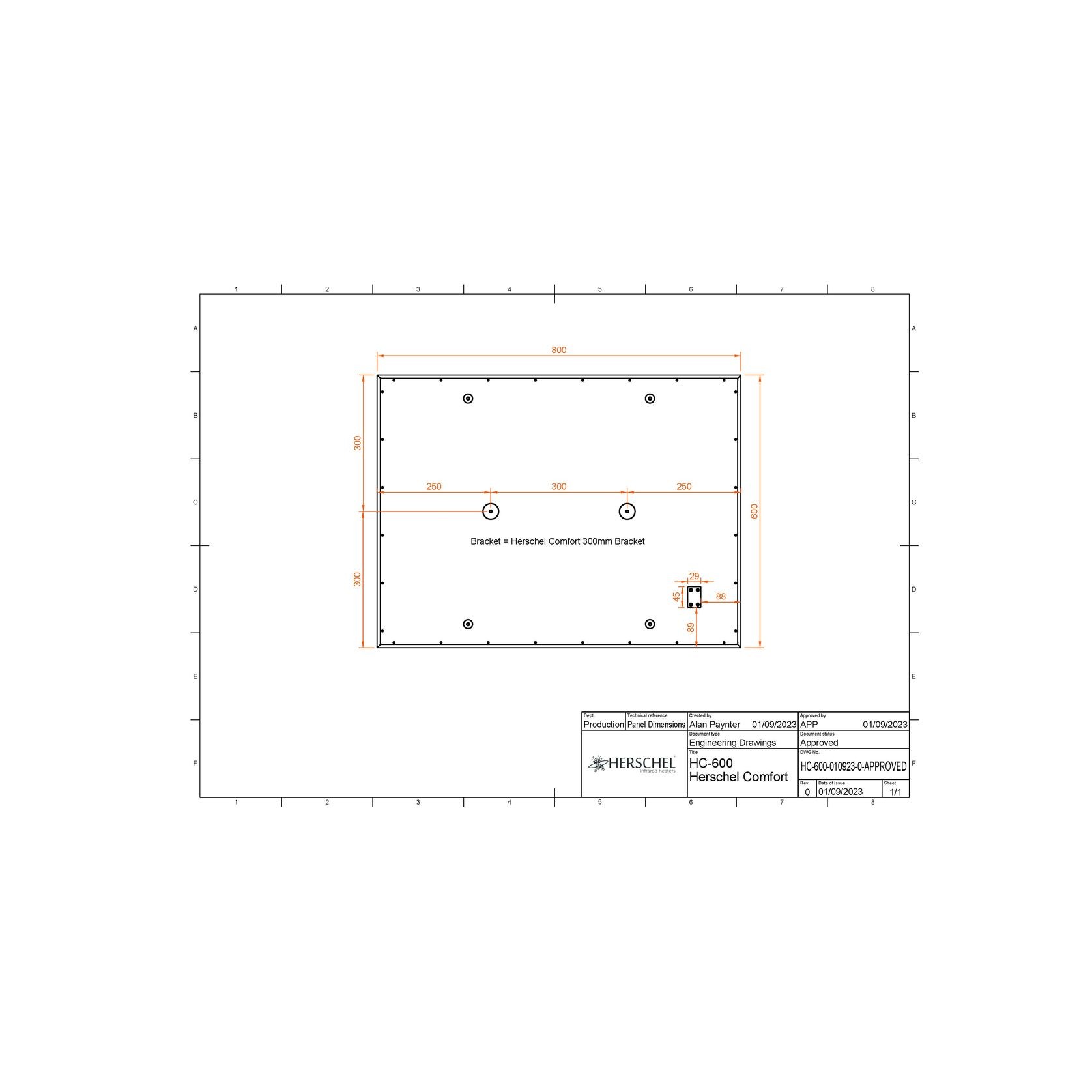 Comfort – White Infrared Heating Panel gallery detail image