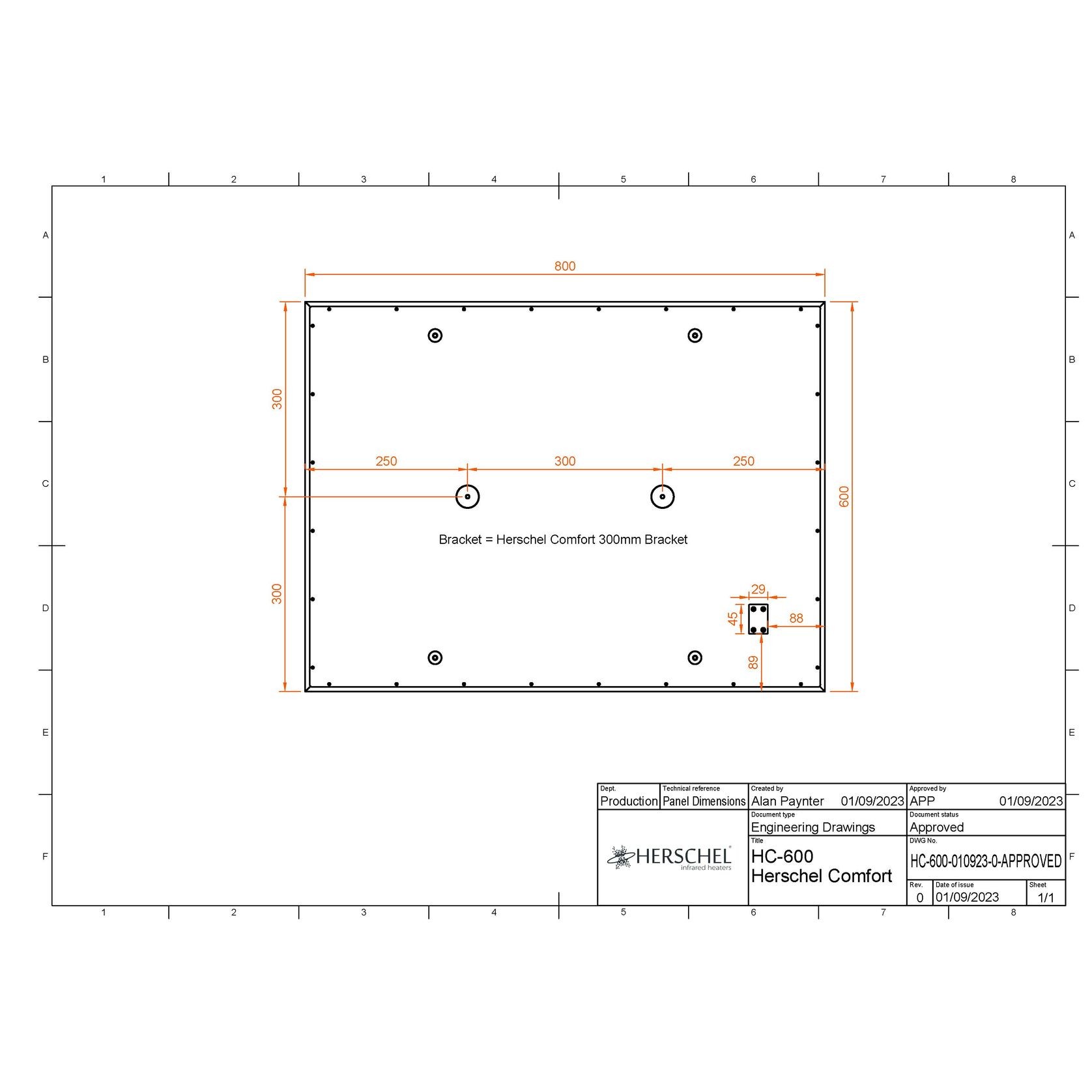 Comfort – White Infrared Heating Panel gallery detail image