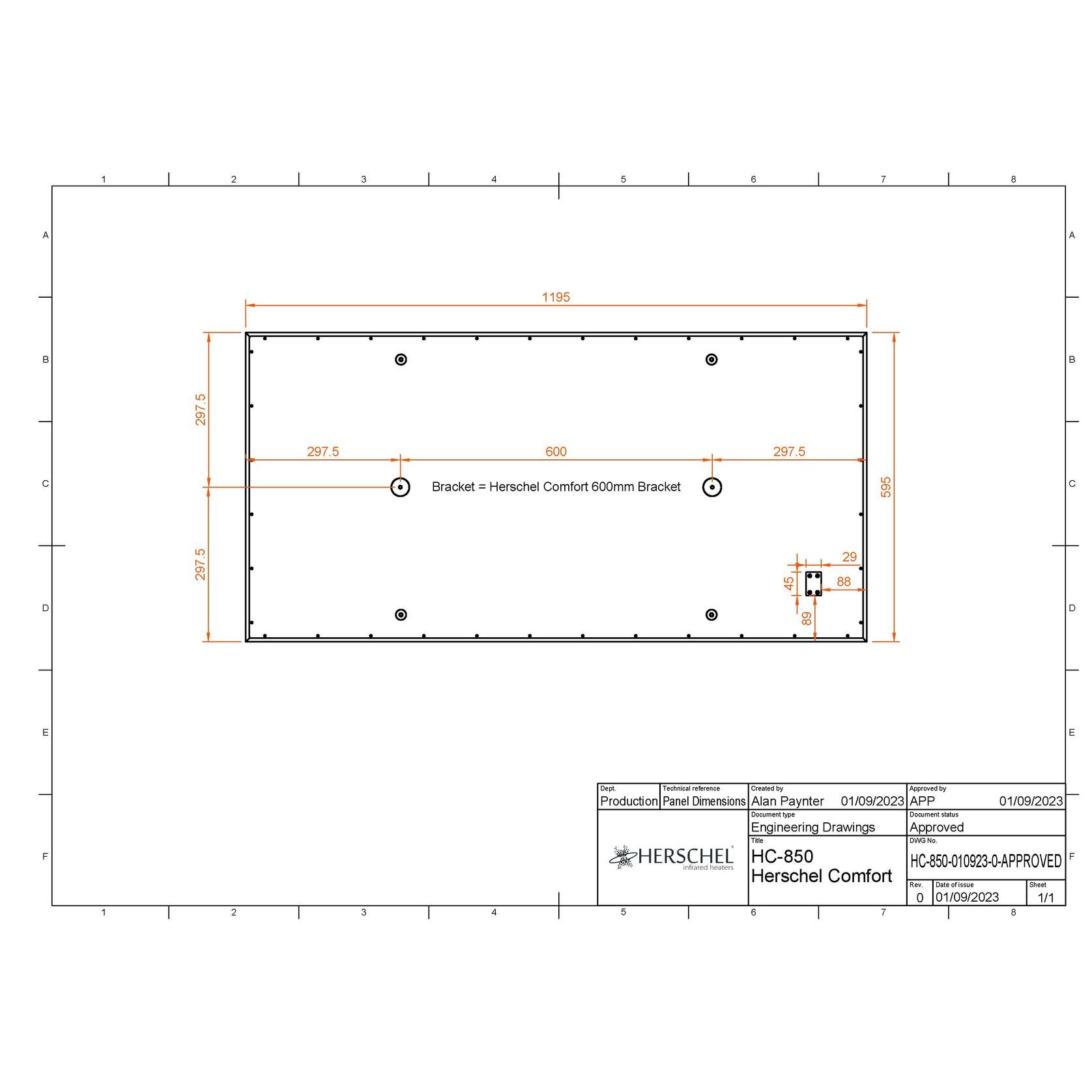 Comfort – White Infrared Heating Panel gallery detail image