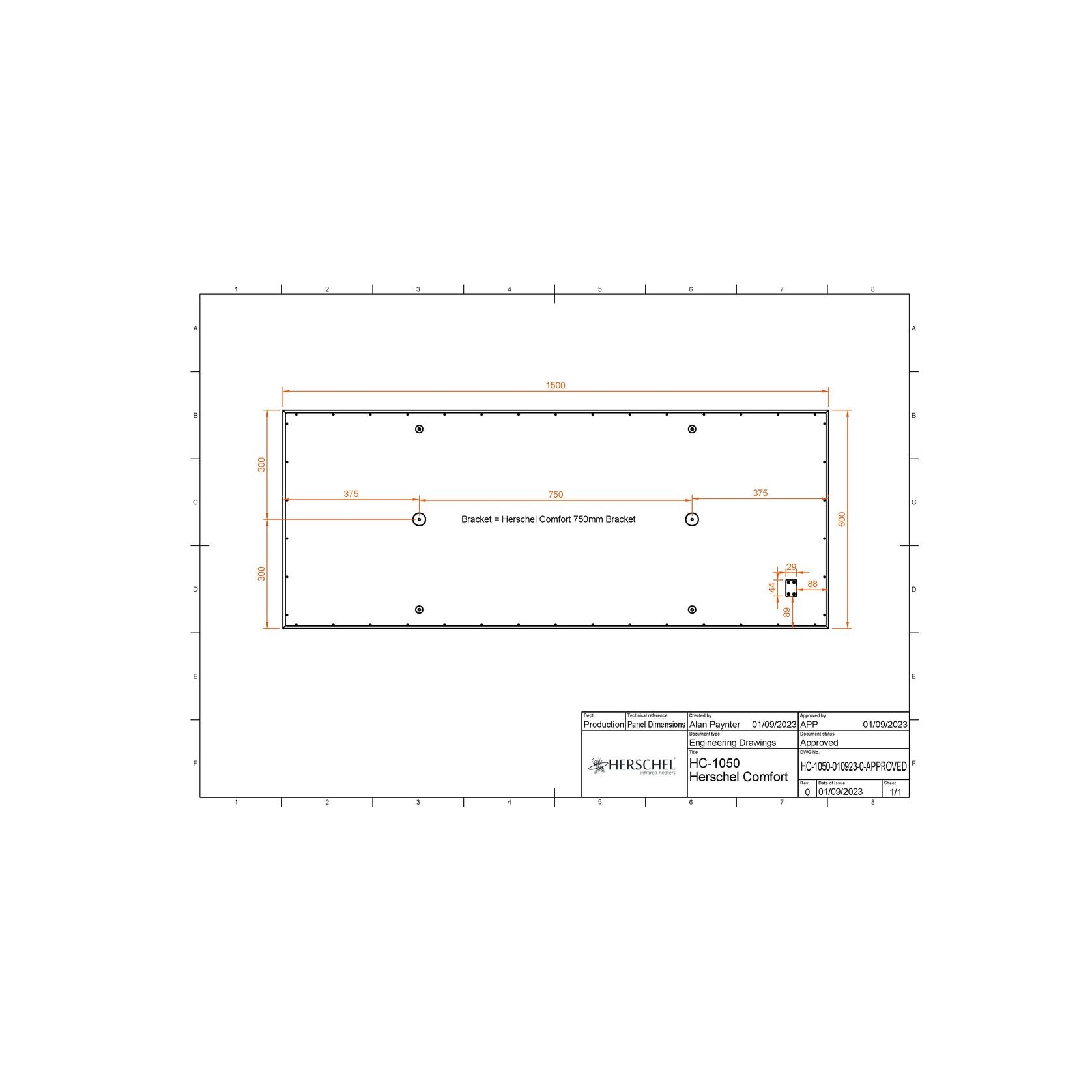Comfort – White Infrared Heating Panel gallery detail image