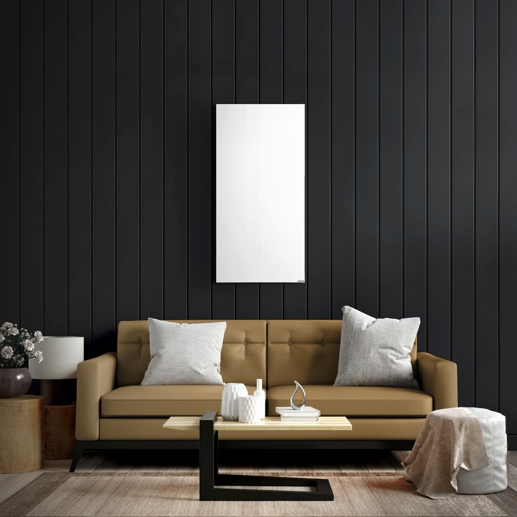 Select XLS – White Frameless Infrared Panel Heater gallery detail image