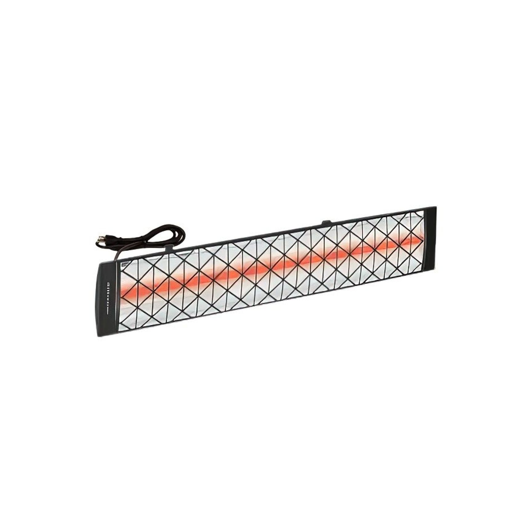 Plug-In C20 2000W Black/Contemporary Facia Infrared Heater gallery detail image