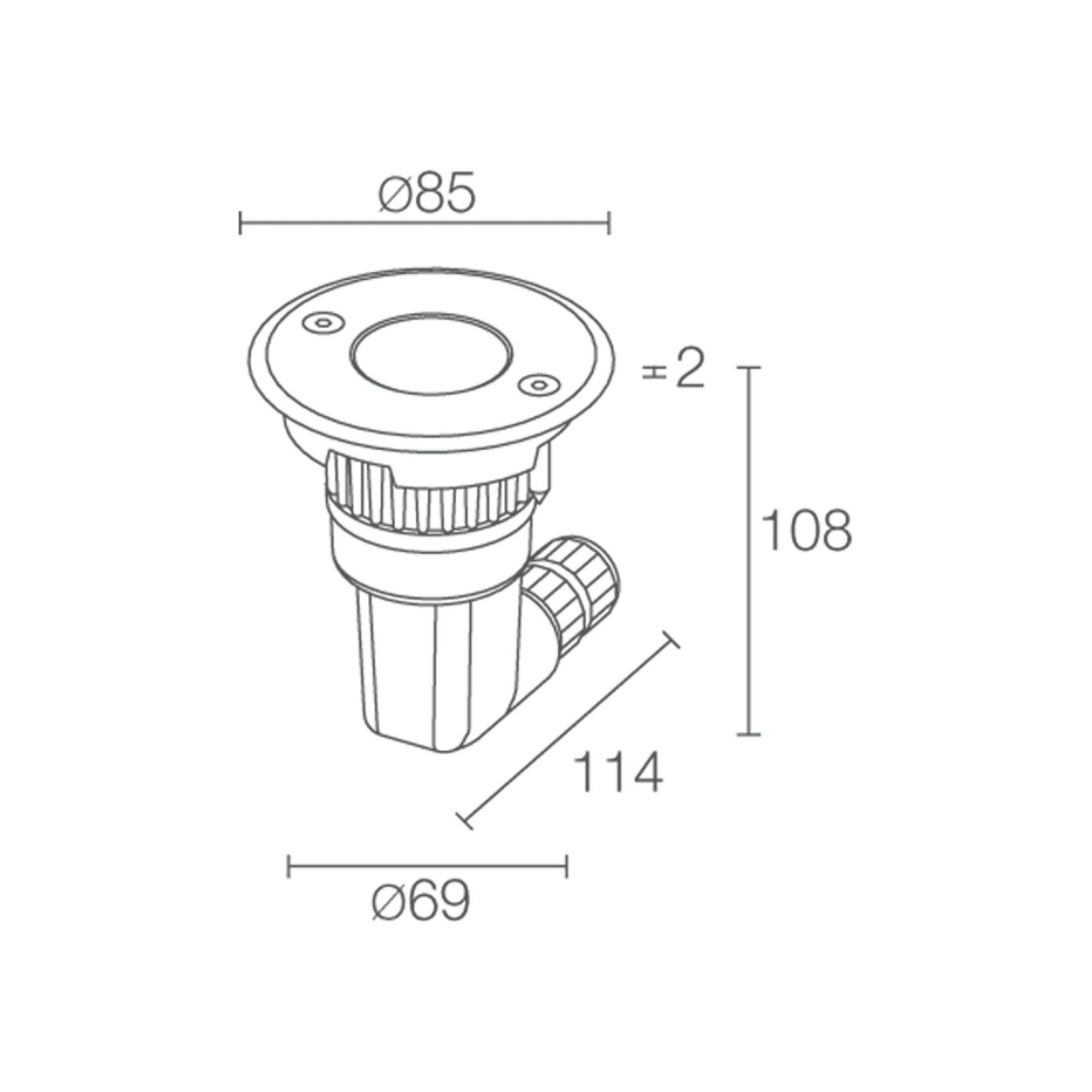 Inground Light Recessed Outdoor IP66 gallery detail image