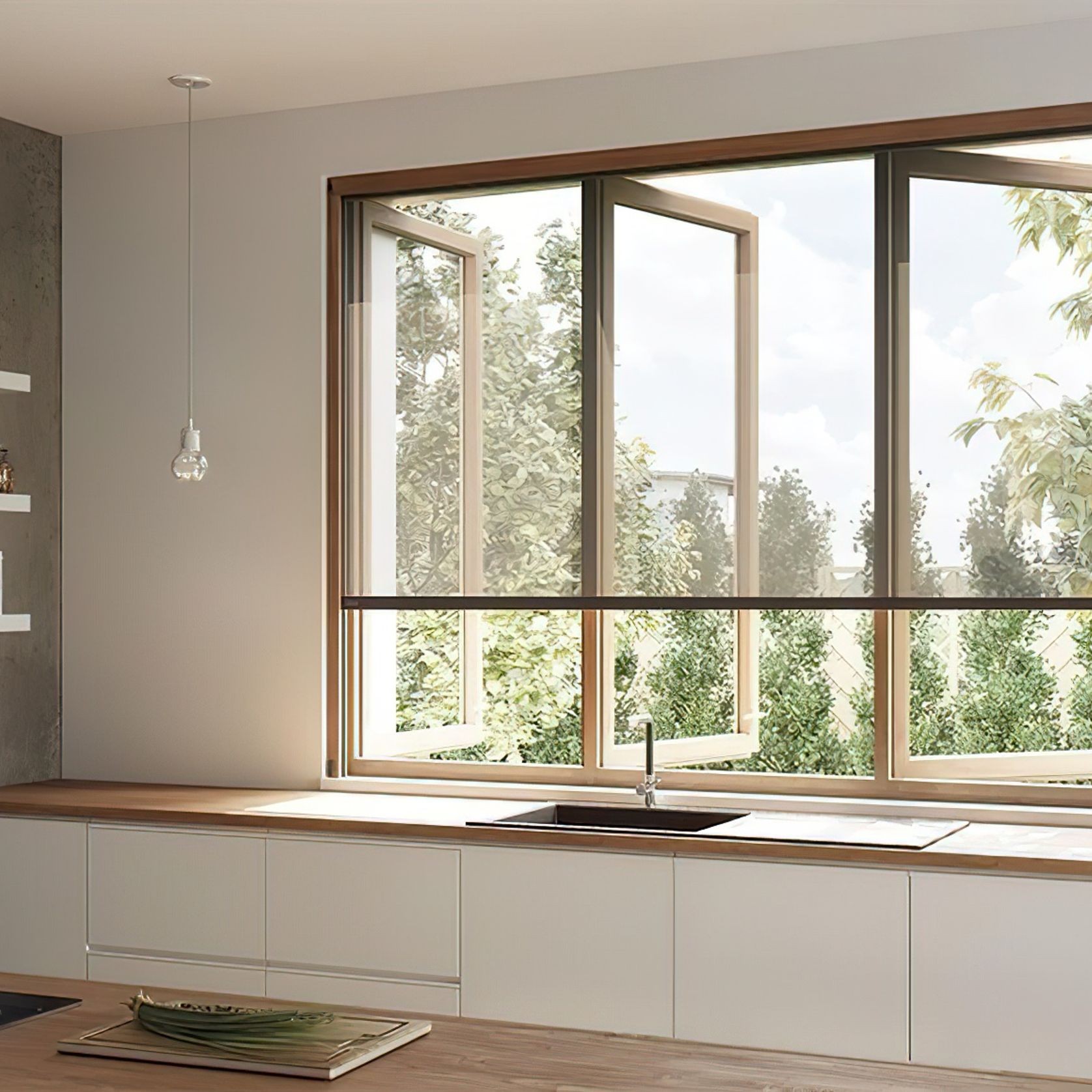 Centor S5 Screen and Blind | Timber Windows gallery detail image