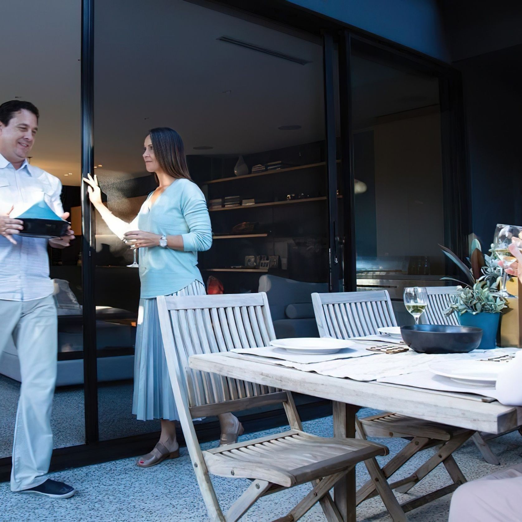 Centor S4 Corner Insect Screen and Blind gallery detail image