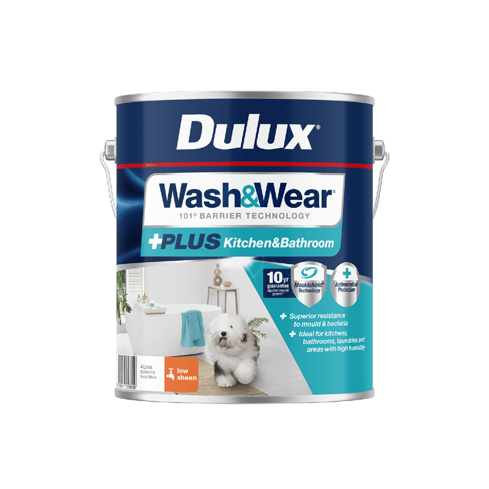 Wash&Wear® +PLUS Kitchen&Bathroom Low Sheen gallery detail image