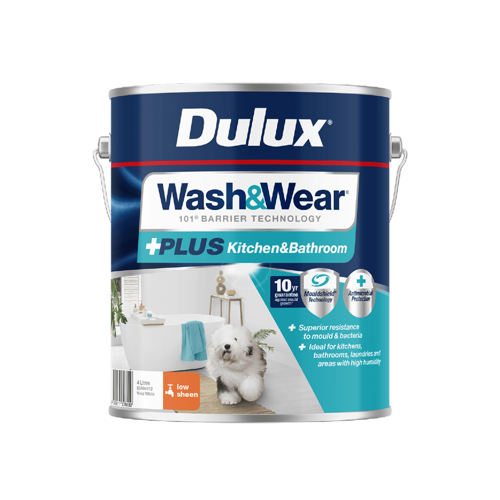 Wash&Wear® +PLUS Kitchen&Bathroom Low Sheen gallery detail image