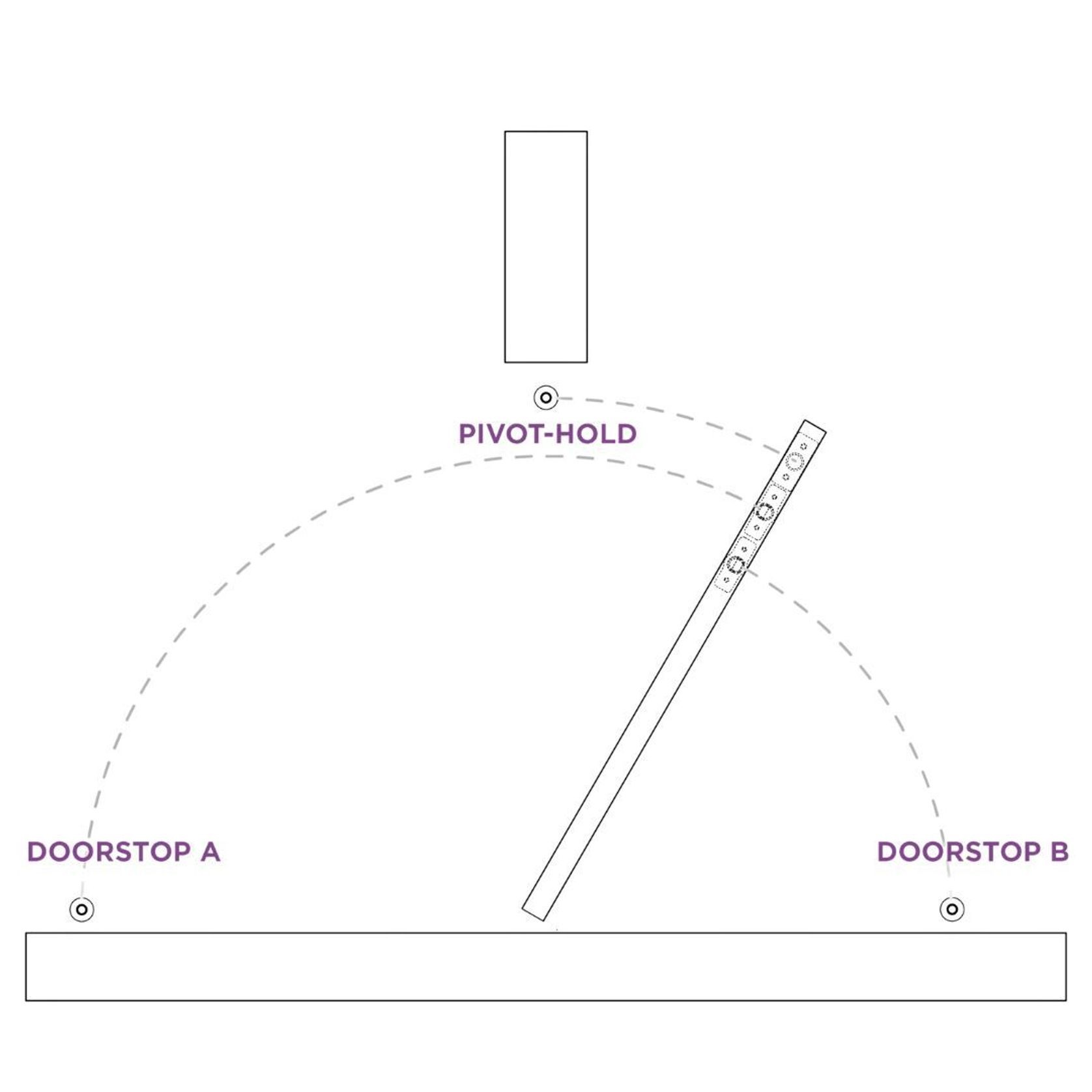 Fantom Pivot Doorstop gallery detail image