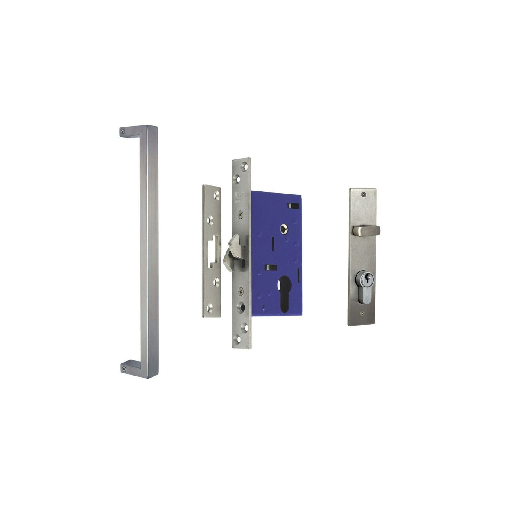 Nidus OZI 2 Sliding Door Mortice Lock Pull Handle Combo gallery detail image