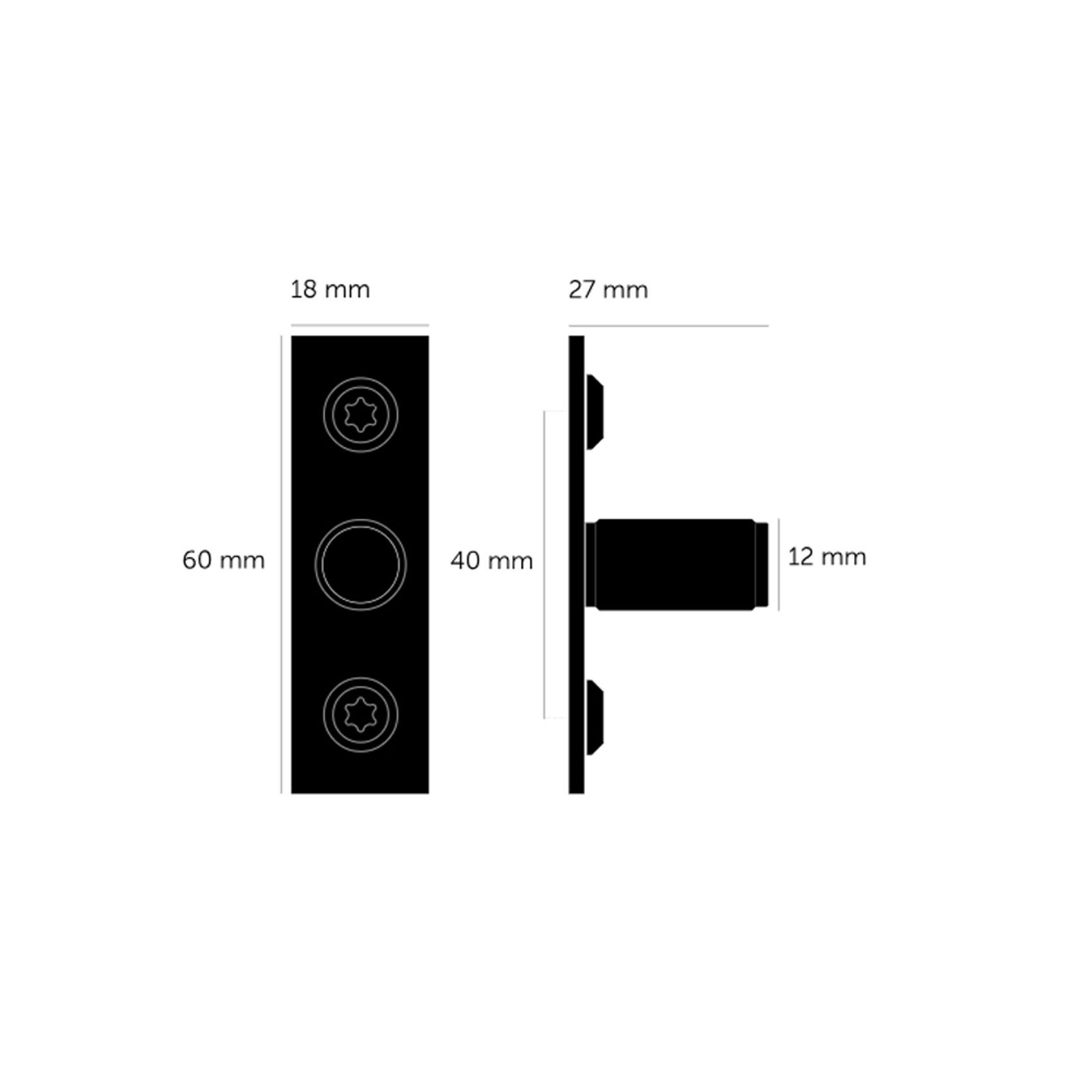 Buster and Punch Linear Furniture Knob Set with Plate gallery detail image