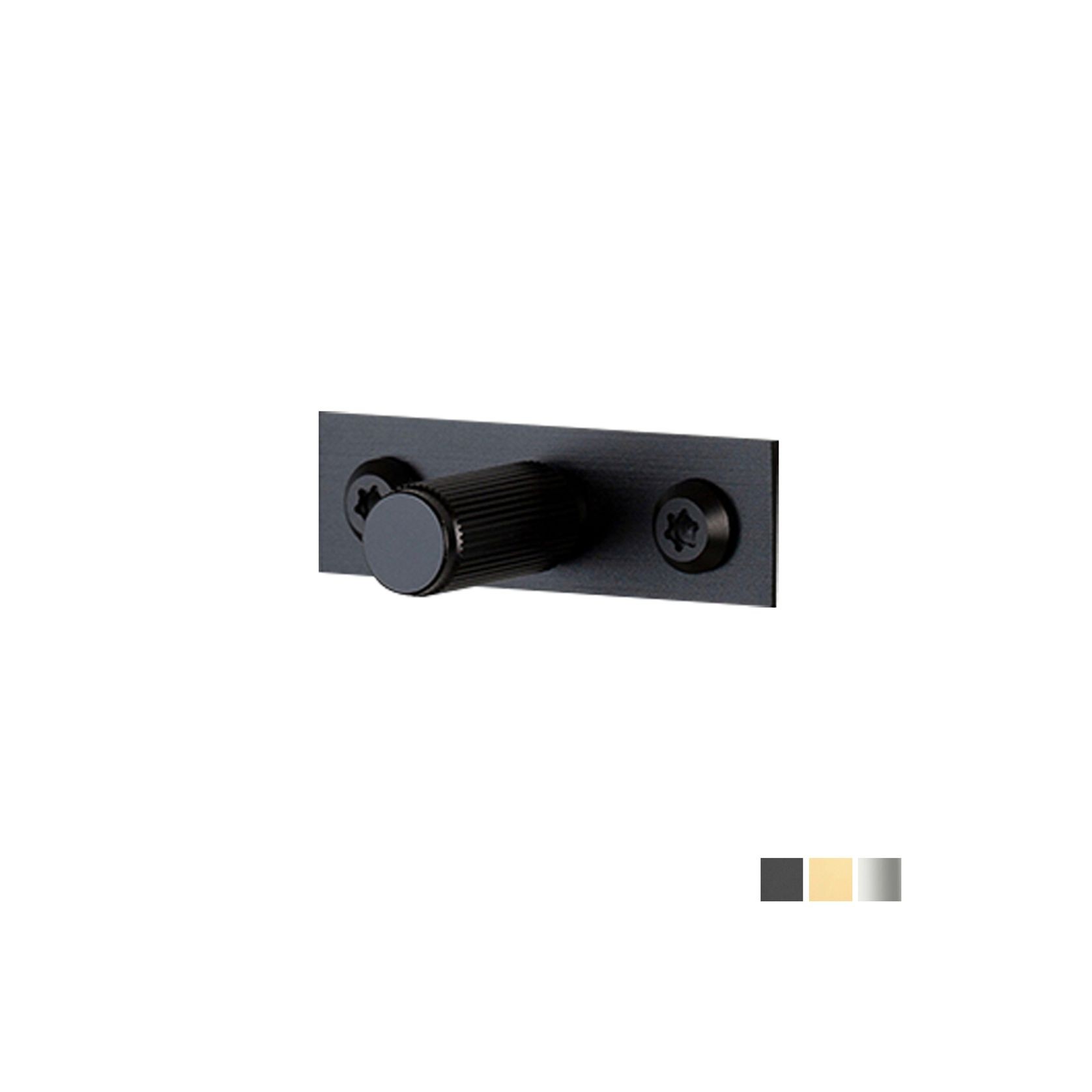 Buster and Punch Linear Furniture Knob Set with Plate gallery detail image