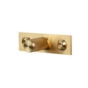 Buster and Punch Linear Furniture Knob Set with Plate gallery detail image