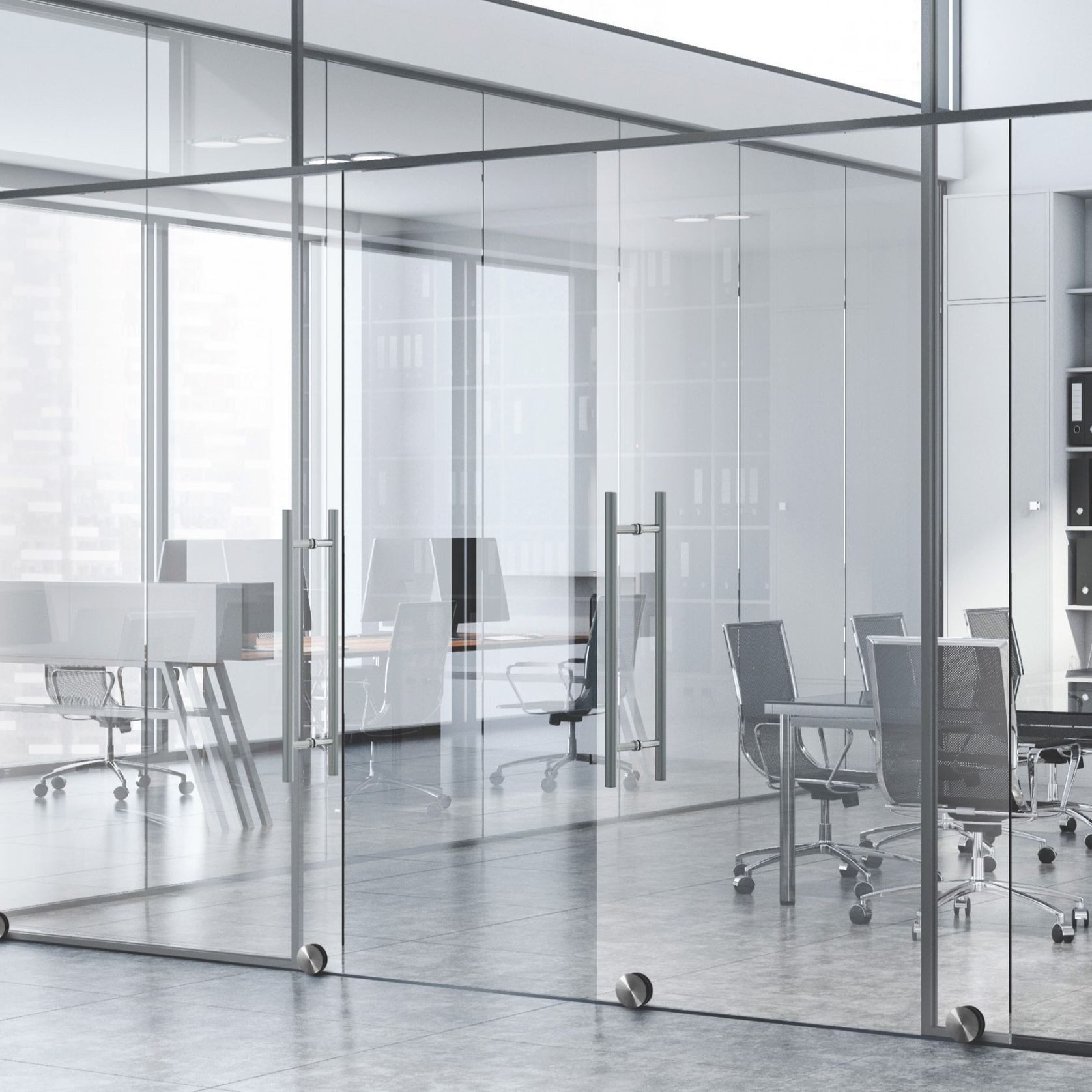 Rolline™ Frameless Glass Sliding Door System gallery detail image