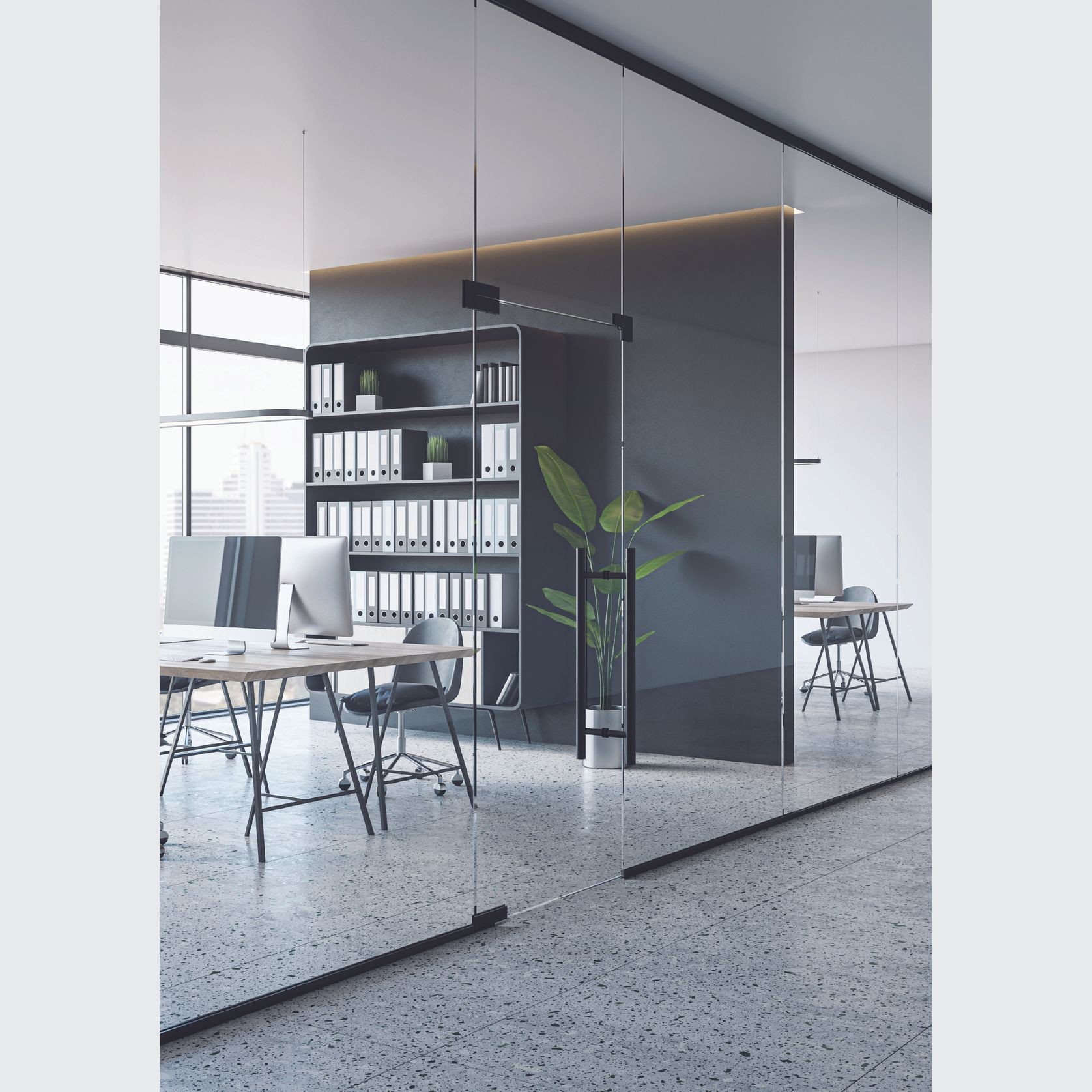 Frameless Commercial Hardware gallery detail image