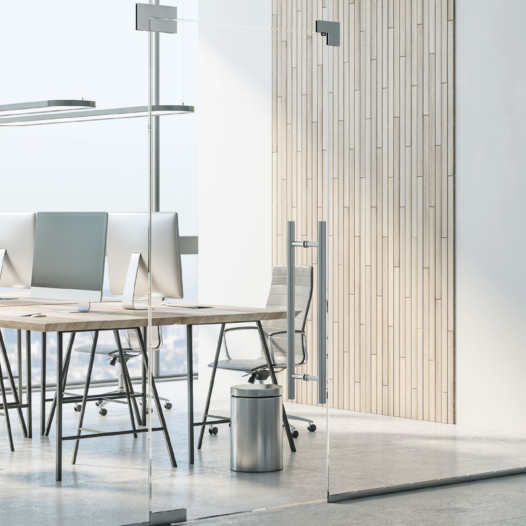 Frameless Commercial Hardware gallery detail image