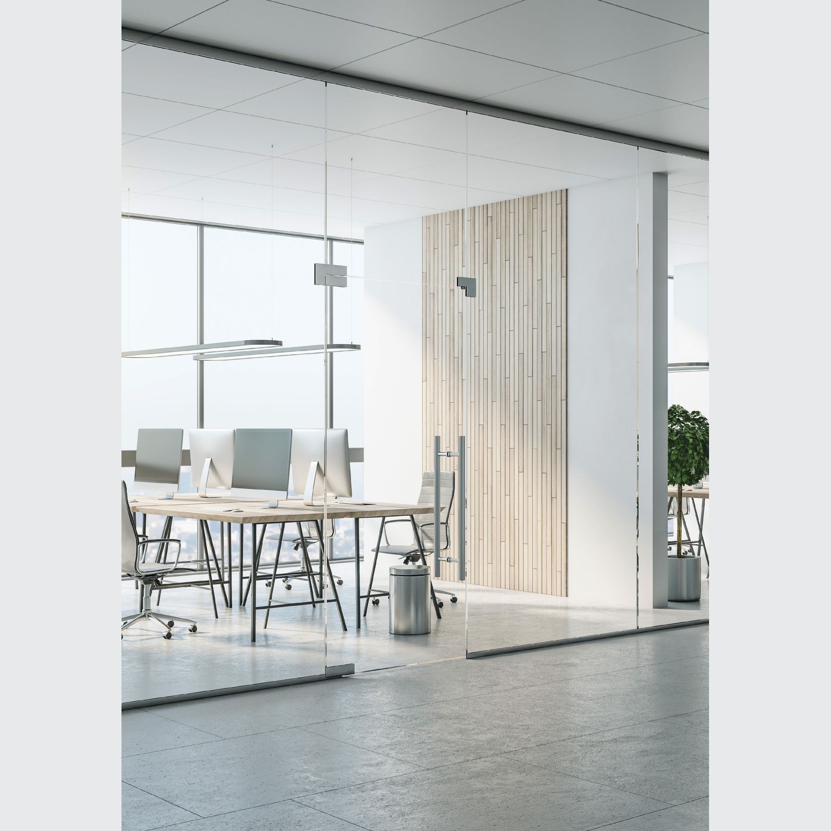 Frameless Commercial Hardware gallery detail image