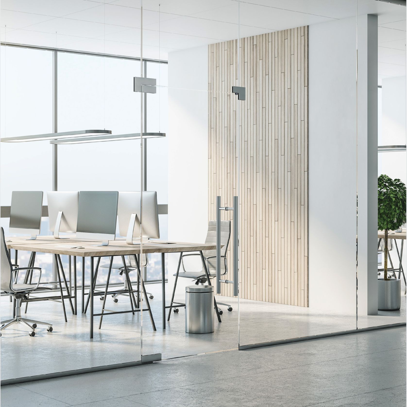 Frameless Commercial Hardware gallery detail image