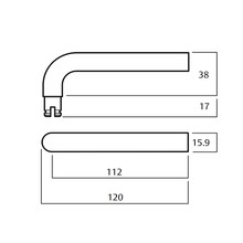 Lockwood 4800 Series Narrow Stile Plate Furniture gallery detail image