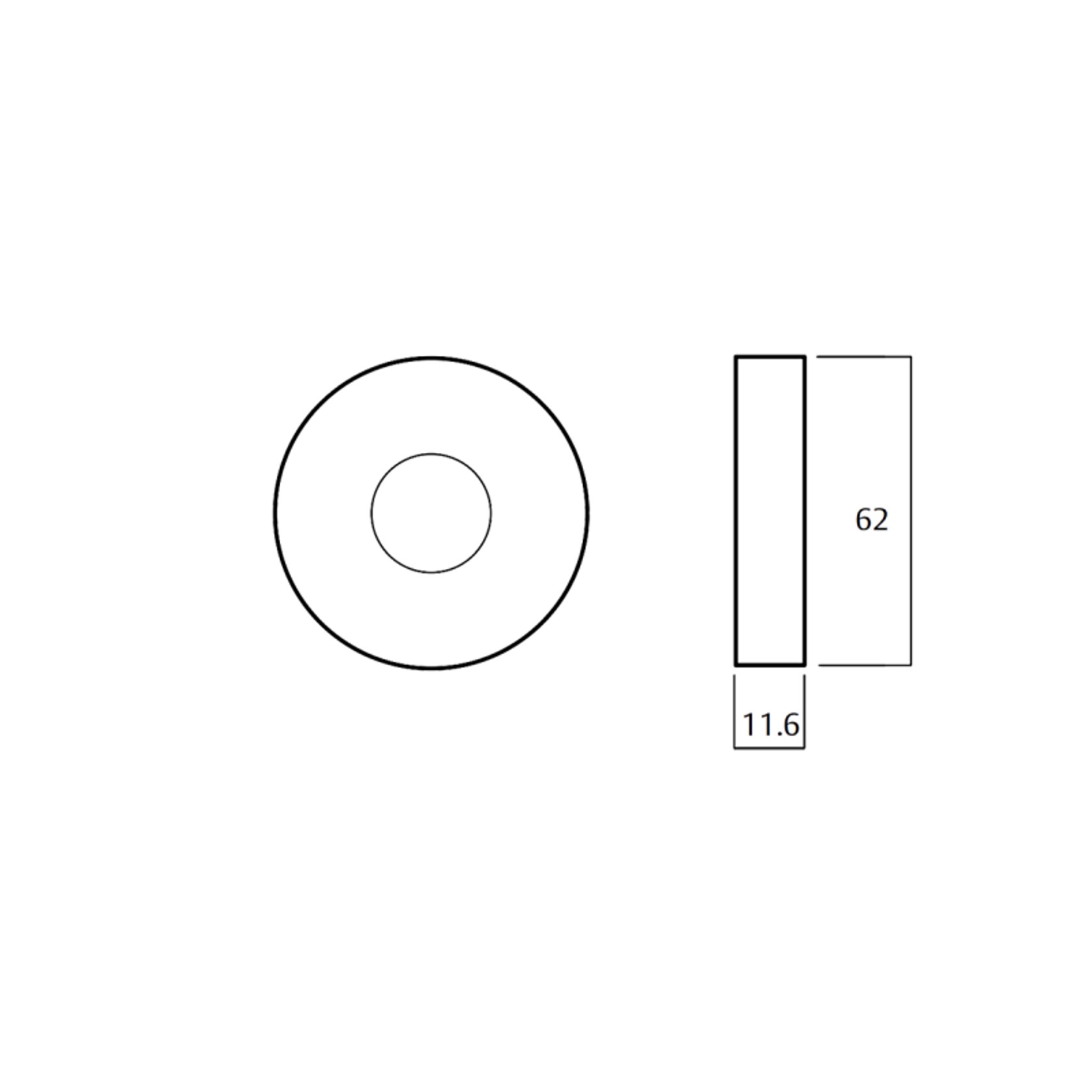 Lockwood 1370 Series Brass Door Handles gallery detail image