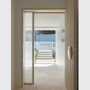 Deko Curved Rings  - Timber Door Handle - TDH013c gallery detail image