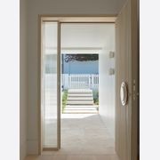 Deko Curved Rings  - Timber Door Handle - TDH013c gallery detail image