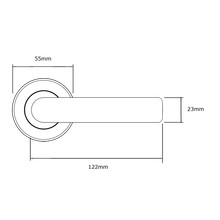 Lockwood Velocity® Series Small Rose Element Lever gallery detail image