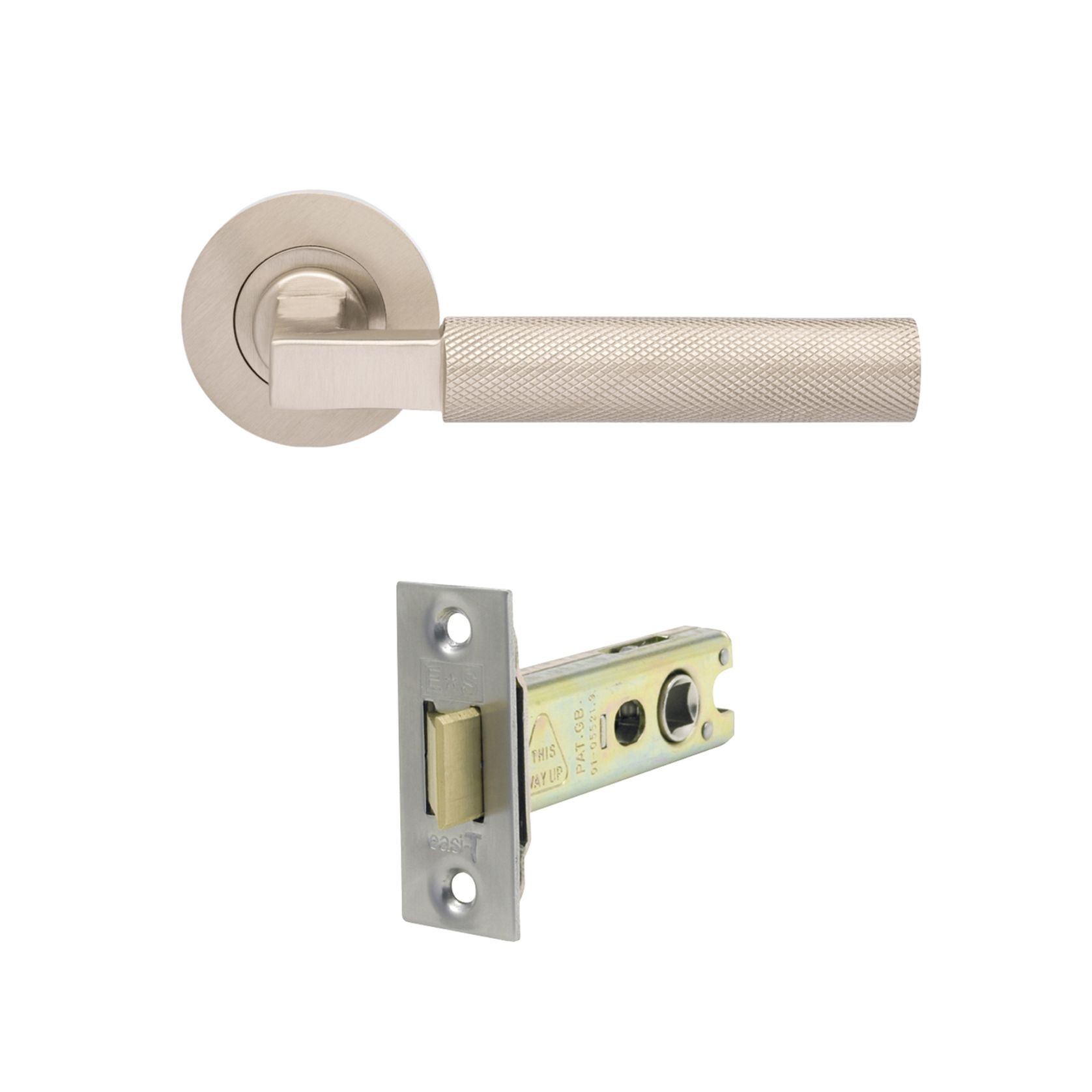 Zanda Zurich Door Handle Lever Set on Round Rose gallery detail image