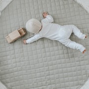 100% French Flax Linen Playmat- Sage gallery detail image