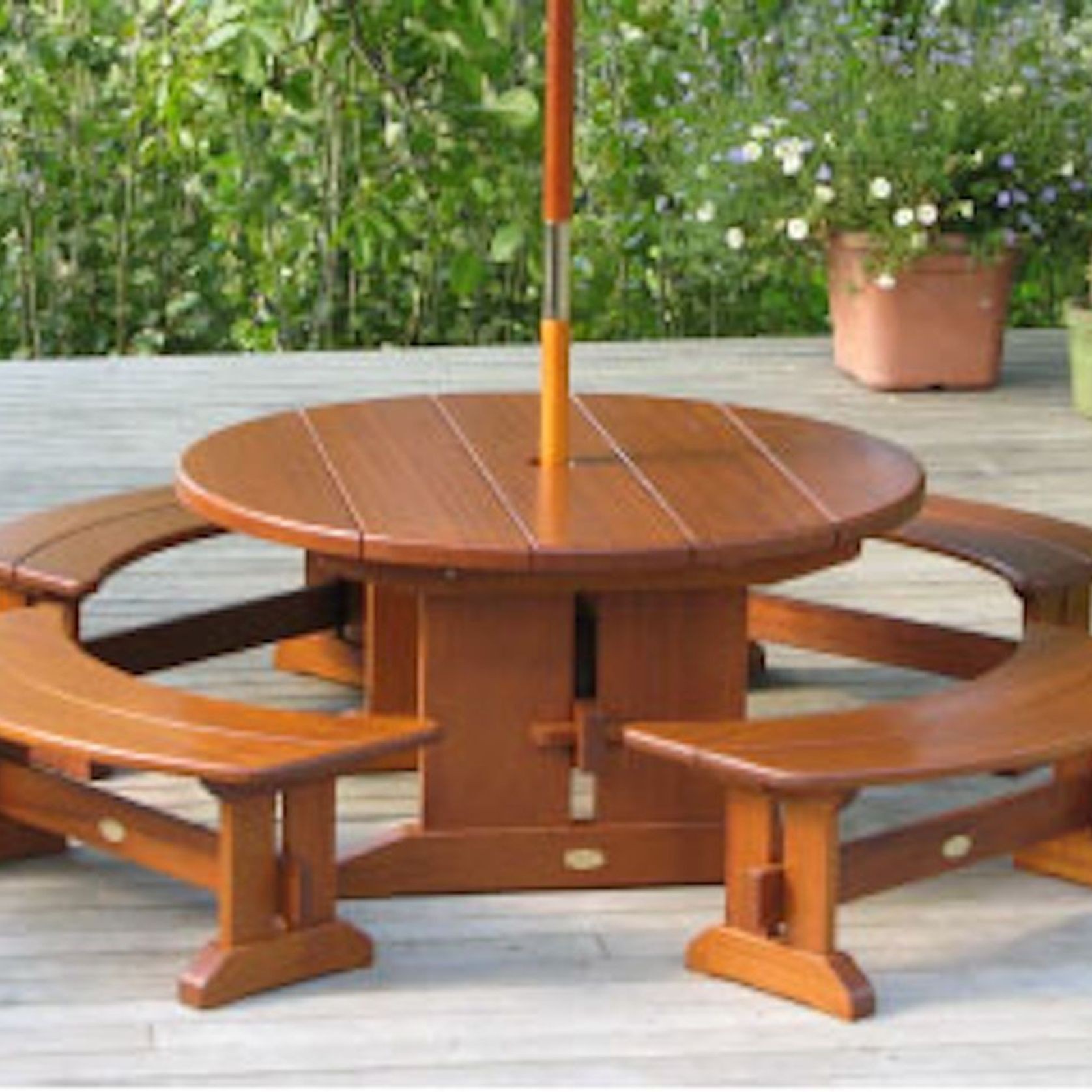 Outdoor Round Table Suite for Children gallery detail image