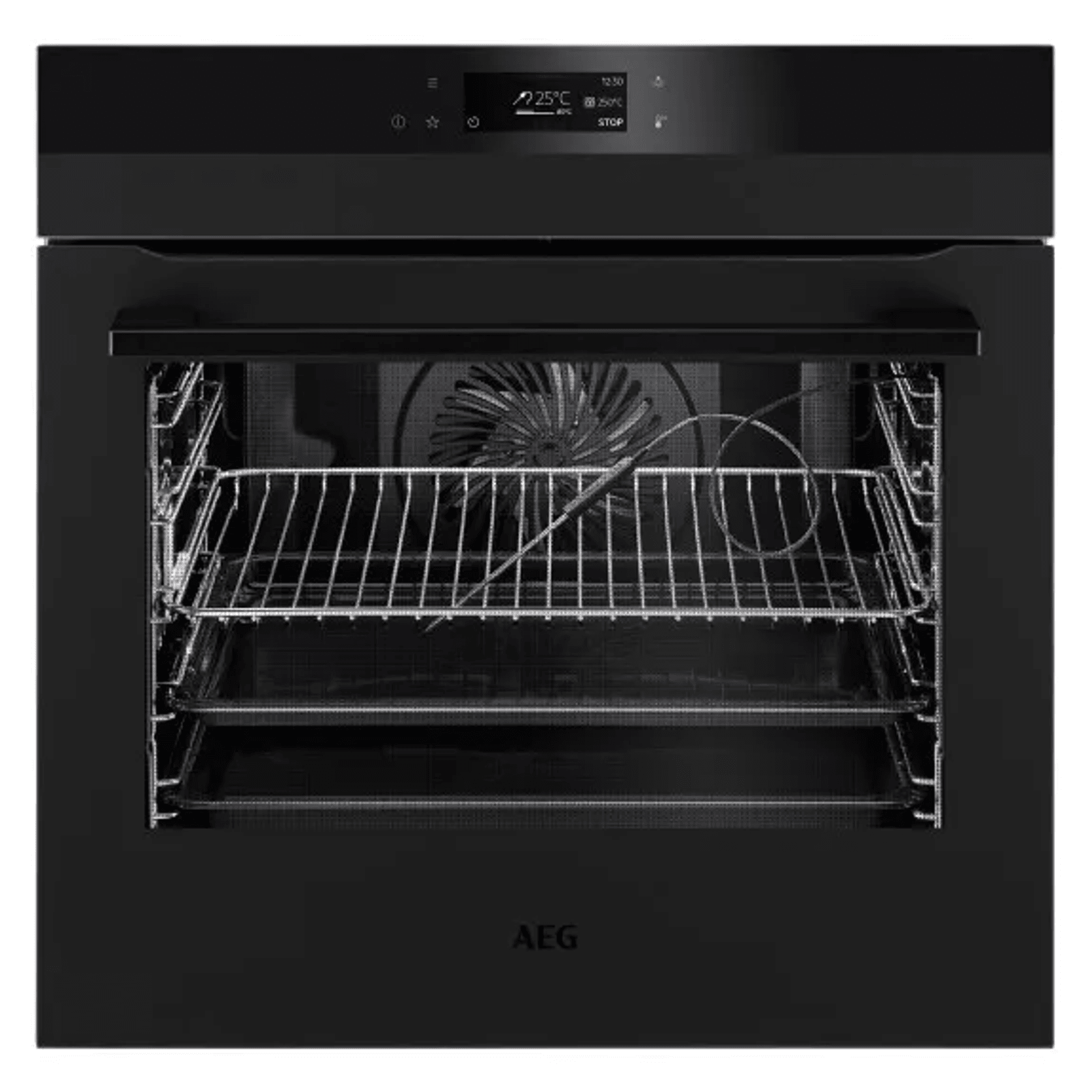 60cm SenseCook Pyroluxe Multifunction Oven - Matte Black gallery detail image